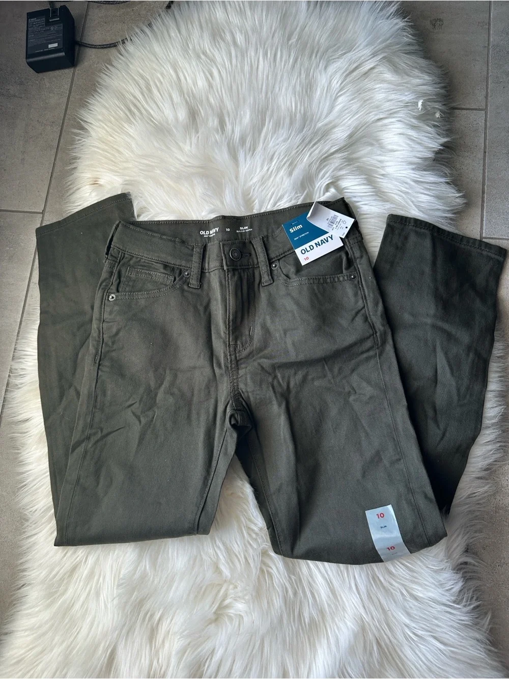 Brand New With Tags!Old Navy Boys Slim 360° Stretch Twill Pants